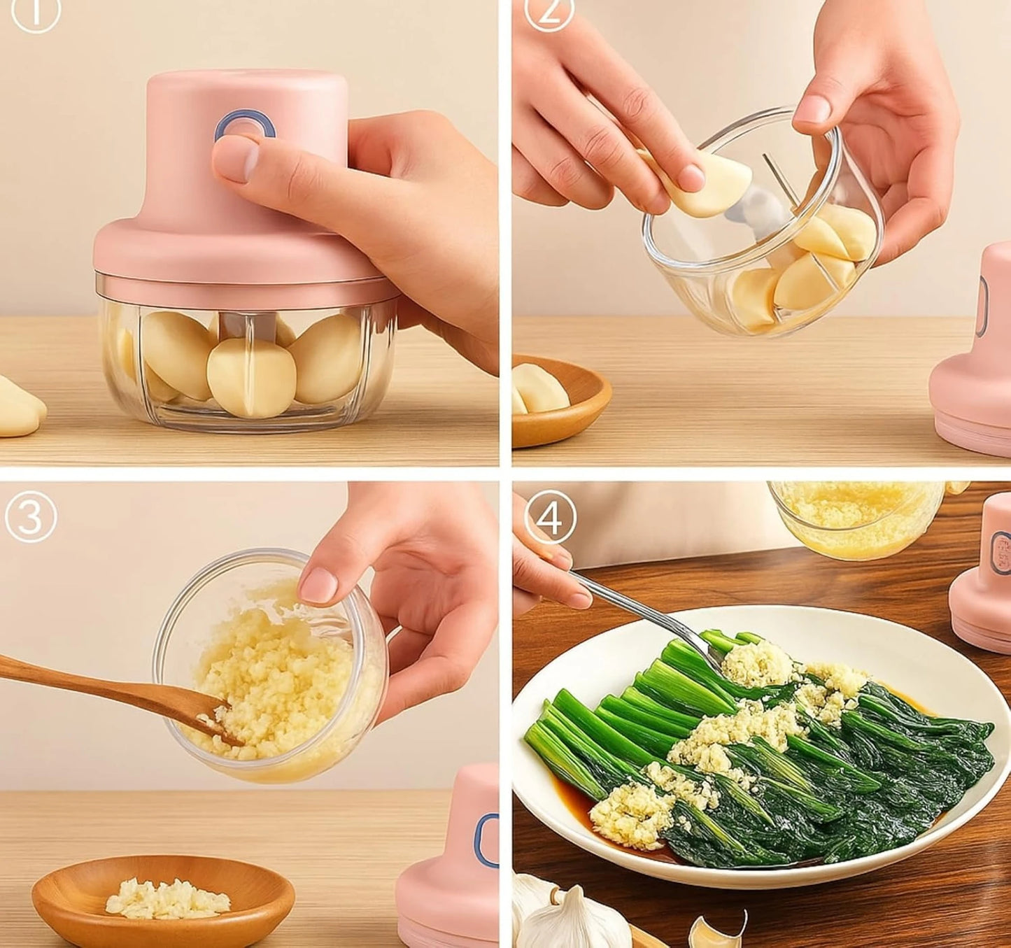 Electric Garlic Chopper Electric Vegetable Chopper