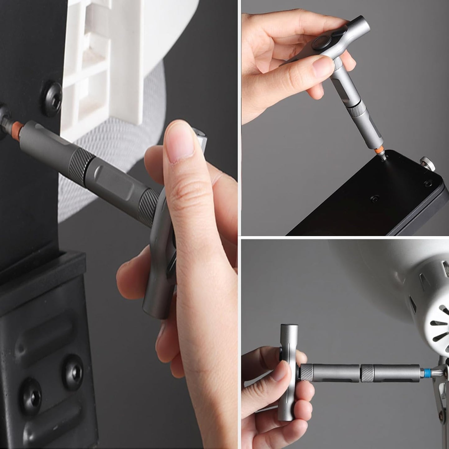 24 in 1 Magnetic Ratchet Screwdriver Set, Multi Bit DIY Magnetic Screwdriver Set, Portable Repair Tool Kit with Case for Furniture, Electronics, Computer, Bicycle