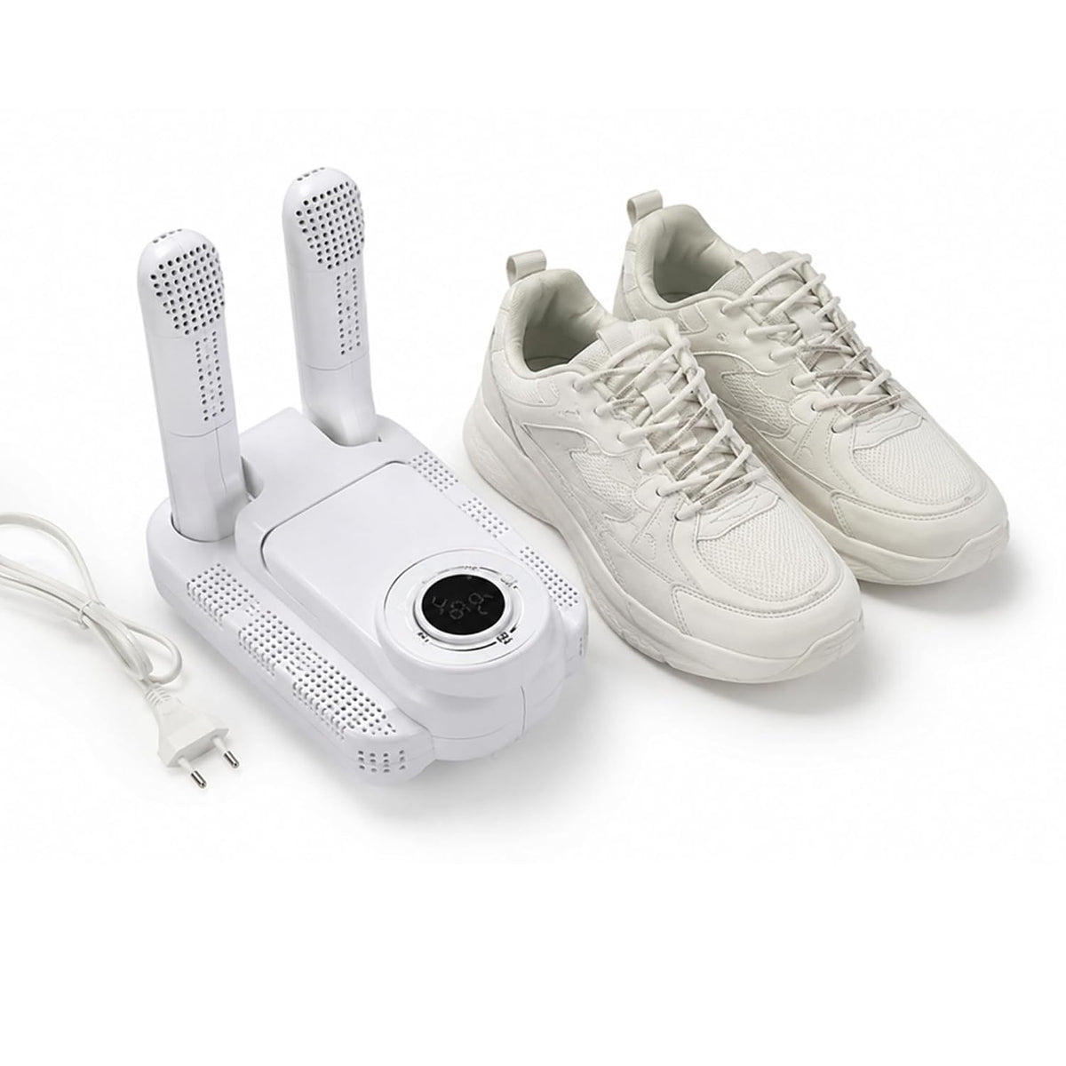Portable Shoe Dryer with Warm Air Drying, Deodorizing, Foldable Design for Shoes, Boots & Gloves