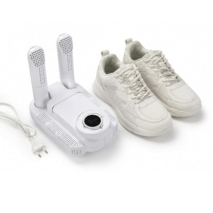 Portable Shoe Dryer with Warm Air Drying, Deodorizing, Foldable Design for Shoes, Boots & Gloves