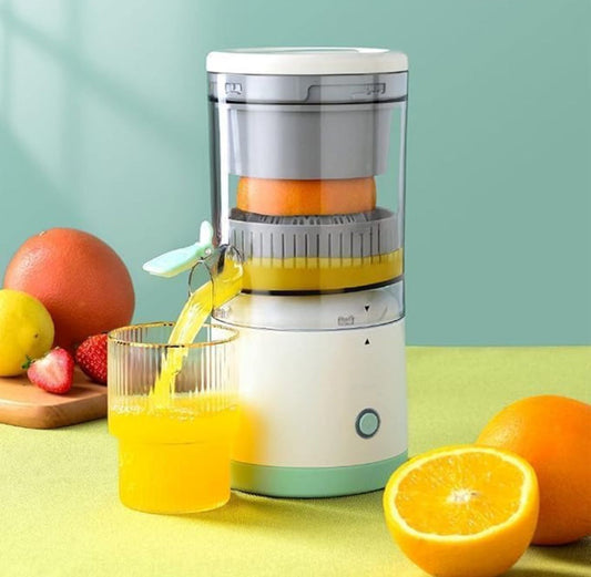Rechargeable Portable Orange Juicer , One-Touch Operation , Easy to Clean, Fresh Juice Extractor for Orange, Lemon & Lime