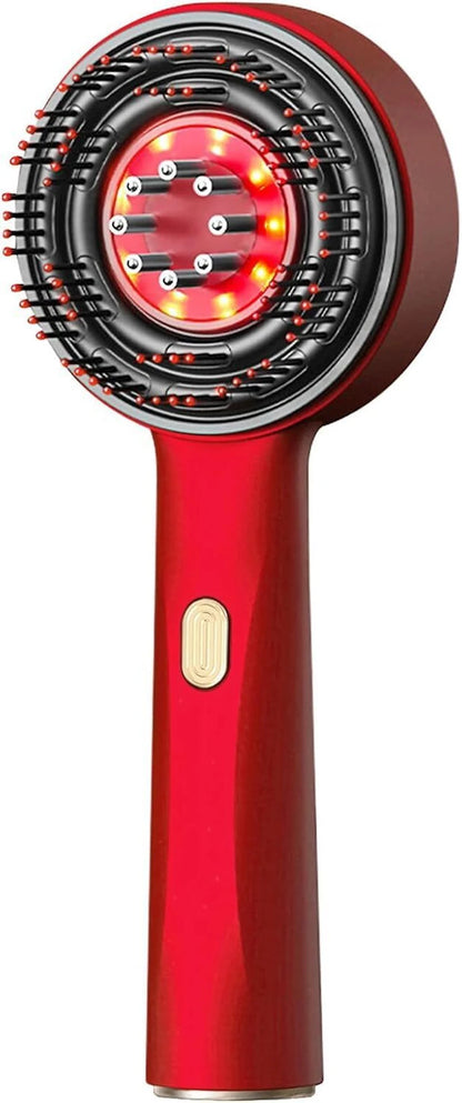 Premium Head Scalp Electric Head Massager Brush for Hair Growth, Stress Relief & Relaxation | 2-in-1 Scalp Massager with Hair Oil Applicator | Boosts Blood Circulation | Deep Massage Comb for Men & Women (Multicolor)