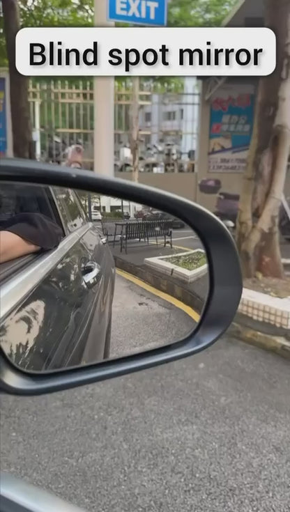 2-in-1 Universal Car Side Mirror Rain Guard & HD Blind Spot Mirror (2-Piece Set)